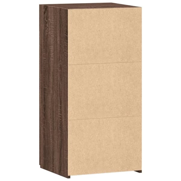 vidaXL Senkki ruskea tammi 45x42,5x93 cm tekninen puu