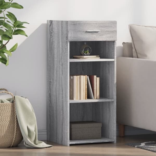 vidaXL Senkki harmaa Sonoma 40x42,5x93 cm tekninen puu