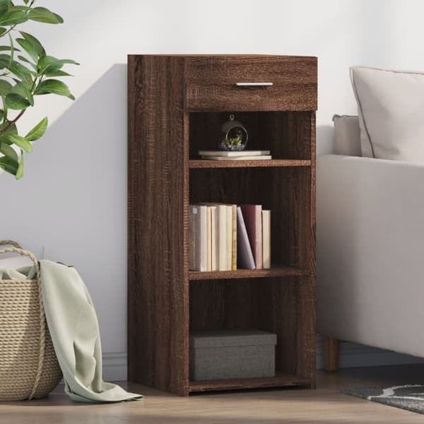 vidaXL Senkki ruskea tammi 40x42,5x93 cm tekninen puu