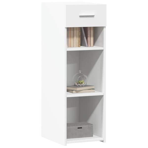 vidaXL reol 30x42,5x93 cm konstrueret træ hvid