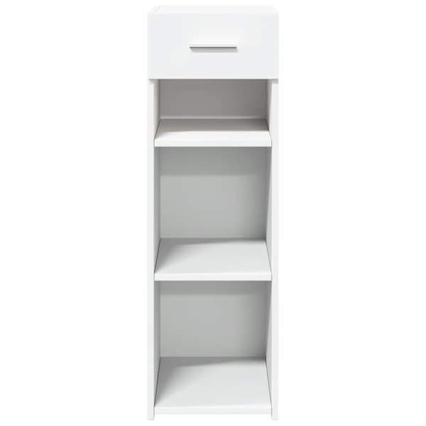 vidaXL reol 30x42,5x93 cm konstrueret træ hvid