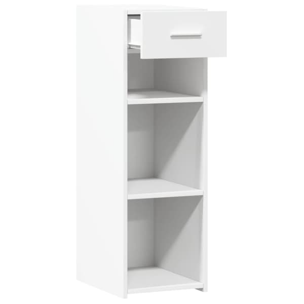 vidaXL reol 30x42,5x93 cm konstrueret træ hvid