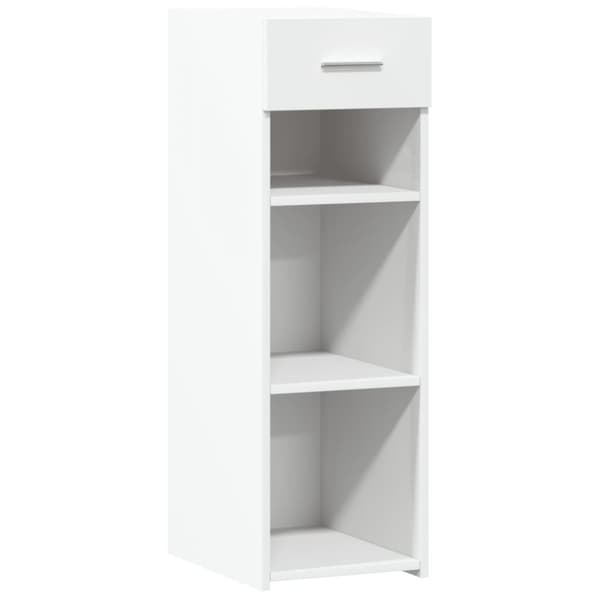vidaXL reol 30x42,5x93 cm konstrueret træ hvid