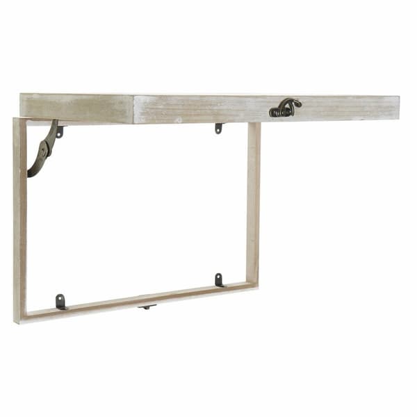 Nyckelskåp DKD Home Decor Svart Gyllene Trä MDF 2 antal 46,5 x 6 x 31,5 cm