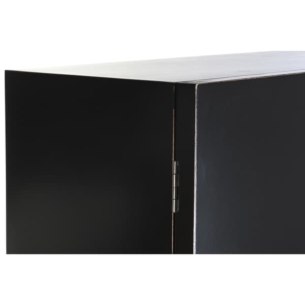 Skåp DKD Home Decor 110 x 50 x 180 cm Svart Metall Poppel