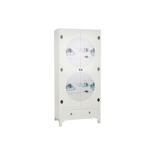 Skänk DKD Home Decor Vit 85,5 x 50,5 x 186,2 cm