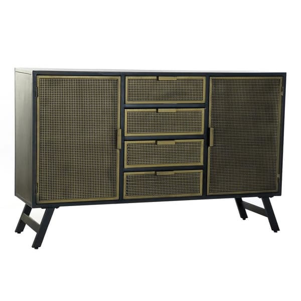 Skænk DKD Home Decor Metal (144.5 x 42 x 91.5 cm)