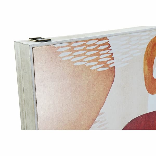 Nøgleskab DKD Home Decor Multifarvet Træ MDF 2 enheder 46,5 x 6 x 31,5 cm