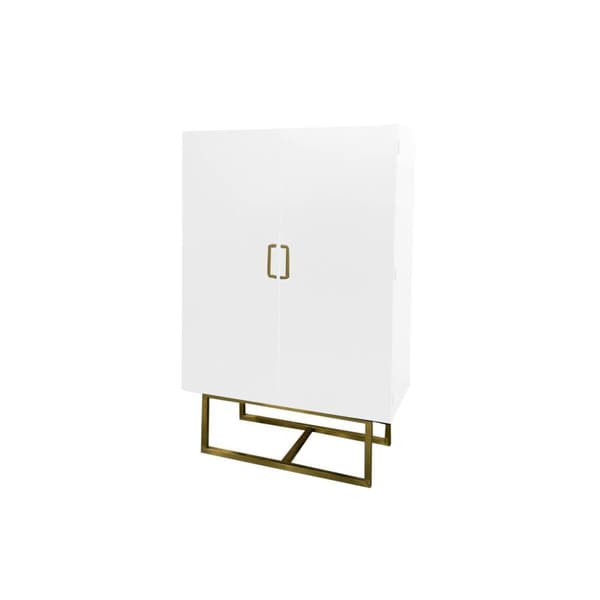 Skab DKD Home Decor Hvid Poppel 110 x 50 x 180 cm