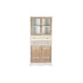 Miniatyrbillede 6 af 9: Skab DKD Home Decor Hvid Natur Krystal Gran 86 x 40 x 180 cm 80 x 42 x 180 cm