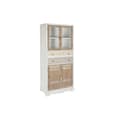 Miniatyrbillede 1 af 9: Skab DKD Home Decor Hvid Natur Krystal Gran 86 x 40 x 180 cm 80 x 42 x 180 cm