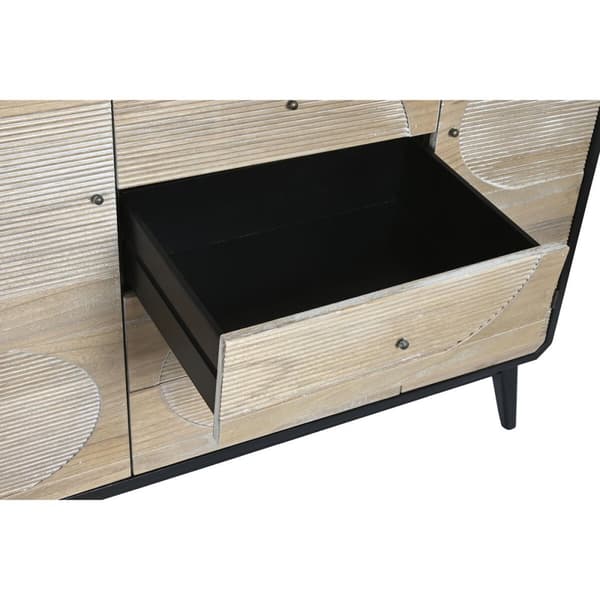 Skænk DKD Home Decor Sort Træ (120 x 40 x 90 cm)