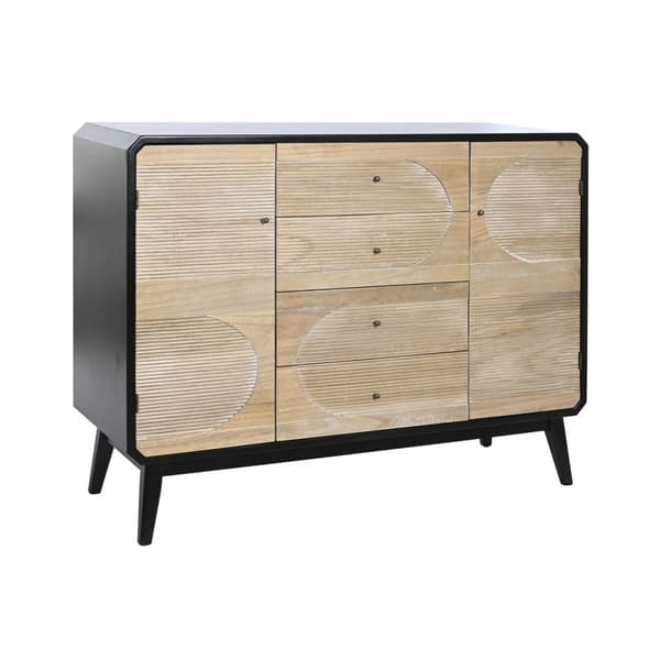 Skænk DKD Home Decor Sort Træ (120 x 40 x 90 cm)