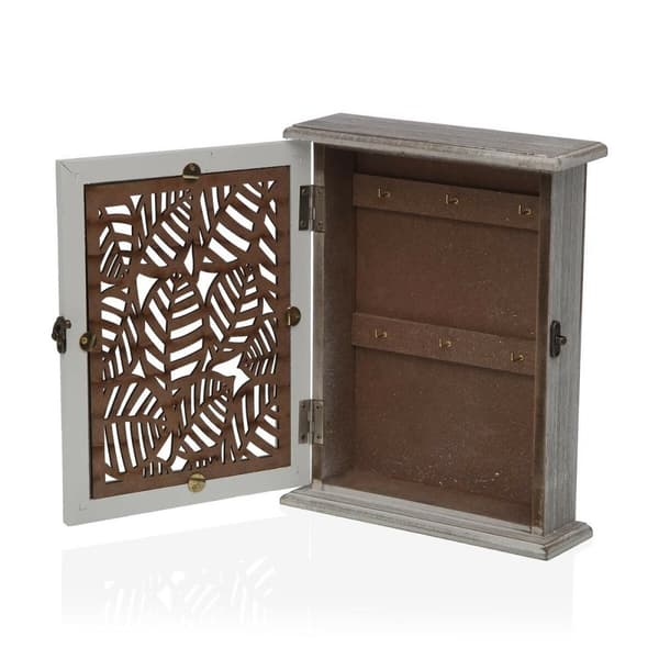 Nøgleskab Versa Hvid Ark Træ MDF 6 x 25 x 19,5 cm