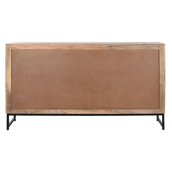 Skænk Home ESPRIT Brun Sort Sølvfarvet 150 x 38 x 80 cm