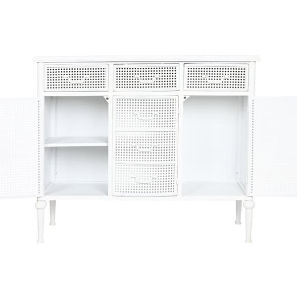 Skænk Home ESPRIT Hvid 101 x 42 x 85 cm