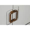 Miniatyrbilde 6 av 8: Sidebord DKD Home Decor Hvit Metall Poppel (178 x 50 x 90 cm)