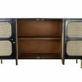 Miniatyrbilde 5 av 8: Sidebord DKD Home Decor Svart Gyllen Naturell Rotting Treverk av mangotre 150 x 40 x 78 cm
