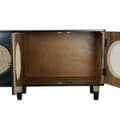 Miniatyrbilde 6 av 8: Sidebord DKD Home Decor Svart Naturell Rotting Treverk av mangotre (150 x 40 x 65 cm)