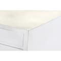 Miniatyrbilde 4 av 9: Sidebord DKD Home Decor Rombe Hvit Messing Treverk av mangotre (157 x 43 x 84 cm)