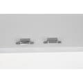 Miniatyrbilde 7 av 9: Sidebord DKD Home Decor Rombe Hvit Messing Treverk av mangotre (157 x 43 x 84 cm)