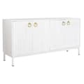 Miniatyrbilde 1 av 6: Sidebord DKD Home Decor Metall Hvit Treverk av mangotre (152 x 40 x 77 cm)