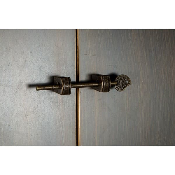 Skap DKD Home Decor Naturell Metall Gran 85 x 44 x 194 cm