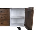 Miniatyrbilde 4 av 10: Sidebord DKD Home Decor Hvit Mørkebrunt Treverk av mangotre 150 x 40 x 80 cm