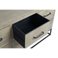 Miniatyrbilde 5 av 7: Sidebord DKD Home Decor Svart Naturell Metall Tre MDF 120 x 40 x 64 cm