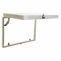 Pikkukuva 3 / 3: Avainkaappi DKD Home Decor Beige Harmaa Kangas Puu MDF 2 osaa 46,5 x 6 x 31,5 cm