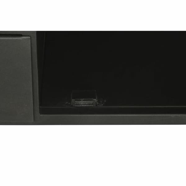 Sivupöytä DKD Home Decor Luonnollinen Musta Kullattu Metalli Mangopuu (145 x 40 x 85 cm)