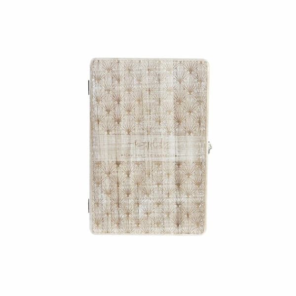 Avainkaappi DKD Home Decor Luonnollinen Puu MDF 20 x 5,2 x 30 cm