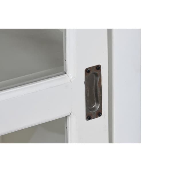 Sivupöytä DKD Home Decor 165 x 45,7 x 105,4 cm Kristalli Harmaa Valkoinen Tummanruskea Mangopuu