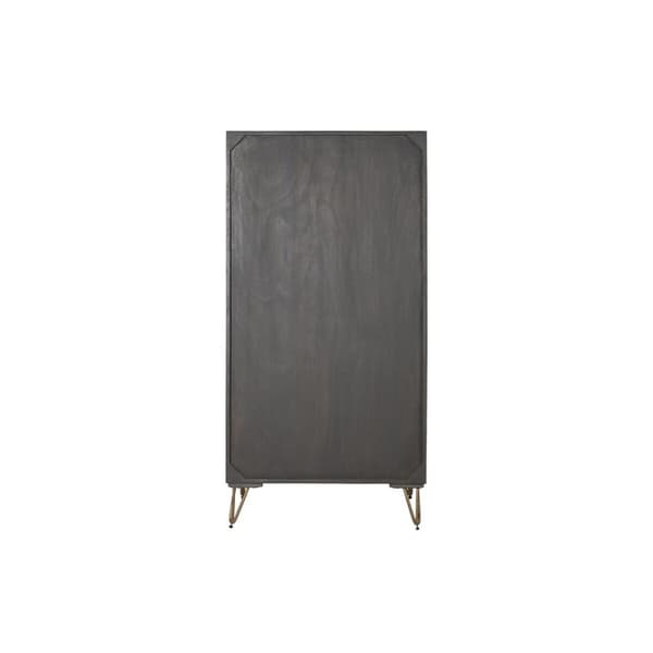Kaappi DKD Home Decor Ruskea Metalli Mangopuu 70 x 45 x 142 cm