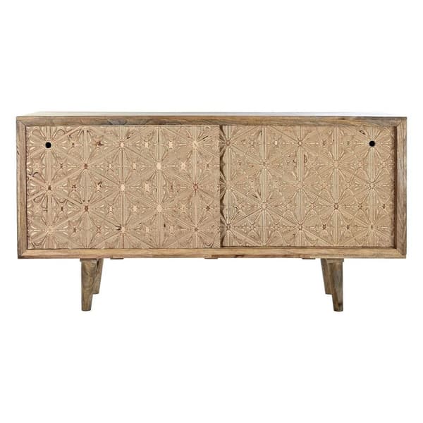 Sivupöytä DKD Home Decor Luonnollinen Mangopuu Koivu (160 x 45 x 85 cm)