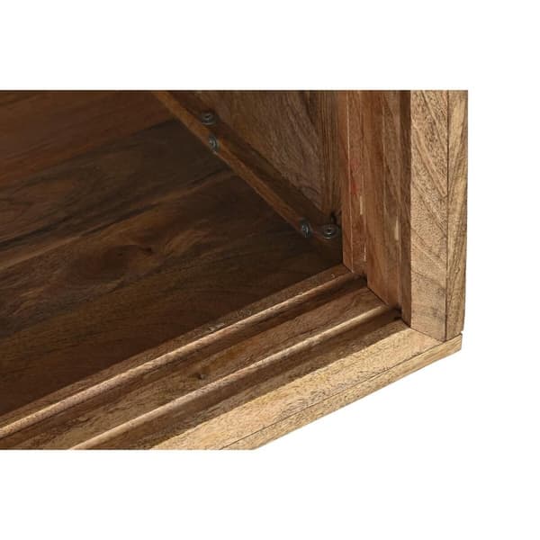 Sivupöytä DKD Home Decor Luonnollinen Mangopuu Koivu (160 x 45 x 85 cm)