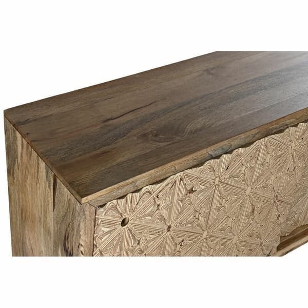 Sivupöytä DKD Home Decor Luonnollinen Mangopuu Koivu (160 x 45 x 85 cm)