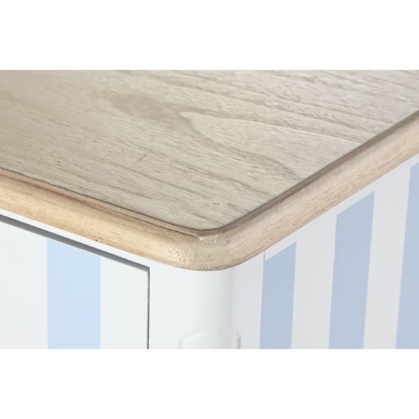 Sivupöytä DKD Home Decor Valkoinen Taivaansininen (140 x 45 x 90 cm)