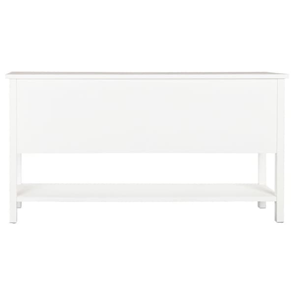 Sivupöytä DKD Home Decor Valkoinen Kuusi Puu MDF 160 x 40 x 86 cm