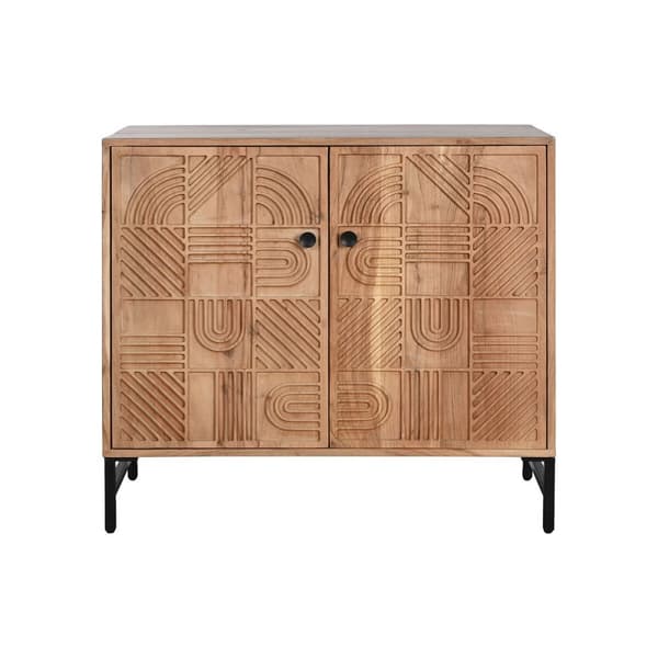 Sivupöytä Home ESPRIT Ruskea Musta 88 x 40 x 80 cm