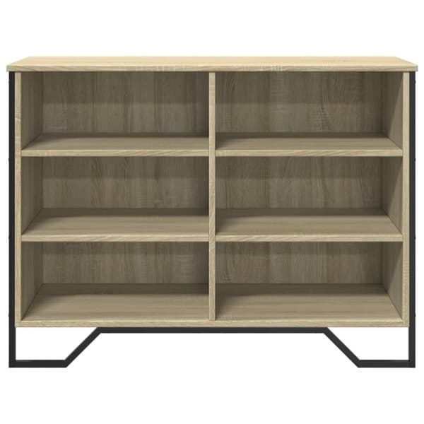 vidaXL skænk 101x35,5x74,5 cm konstrueret træ sonoma-eg