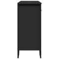 Miniatyrbilde 7 av 11: vidaXL Skjenk svart 97x32,5x74,5 cm konstruert tre