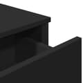 Miniatyrbilde 10 av 11: vidaXL Skjenk svart 97x32,5x74,5 cm konstruert tre