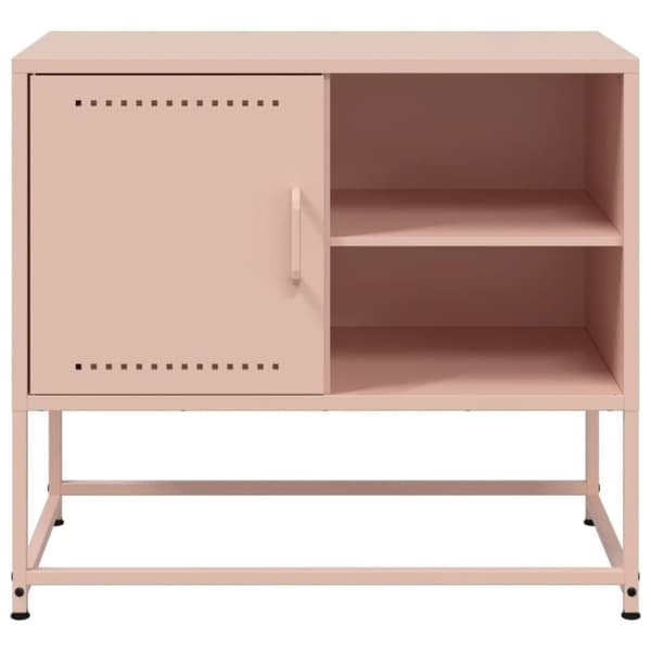 vidaXL Högskåp vit 100,5x39x107 cm stål