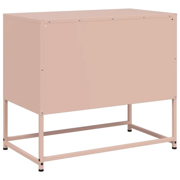 vidaXL Högskåp vit 100,5x39x107 cm stål