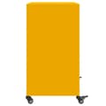 Pikkukuva 8 / 11: vidaXL Yöpöytä sinapinkeltainen 68,5x39x72 cm teräs