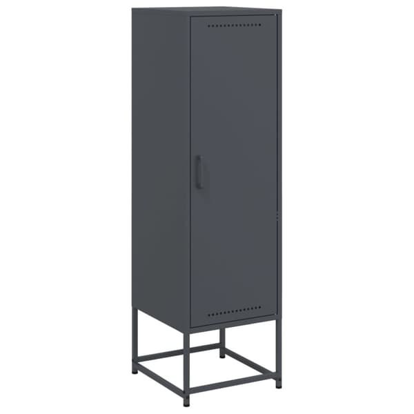 vidaXL skab 36x39x123 cm stål antracitgrå