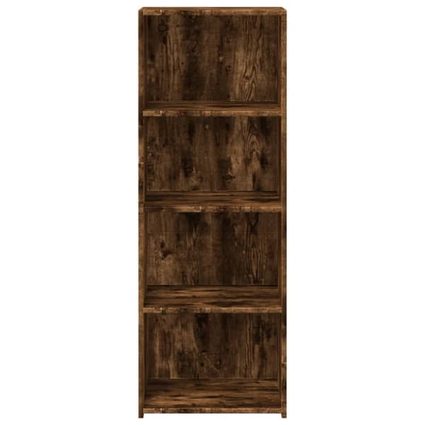 vidaXL reol 45x41x124 cm konstrueret træ røget egetræsfarve