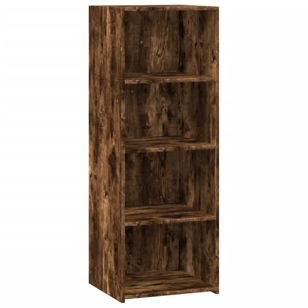 vidaXL reol 45x41x124 cm konstrueret træ røget egetræsfarve