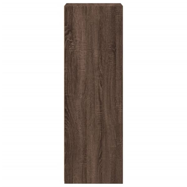vidaXL reol 45x41x124 cm konstrueret træ brun egetræsfarve